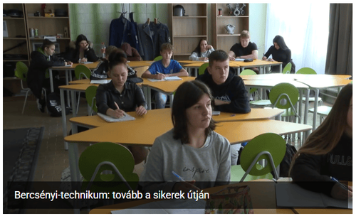 Bercsényi Technikum: tovább a sikerek útján